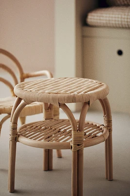 Children's Rattan Side Table
