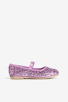 Glittery Ballet Flats