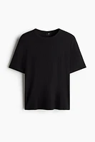 Slim-Fit Ribbed T-Shirt