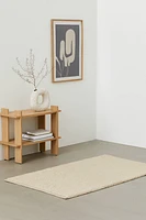 Textured-weave Wool-blend Rug