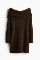 Off-the-Shoulder Knit Dress