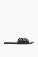 Intertwined-strap Sandals