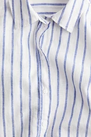 Chemise en lin mélangé