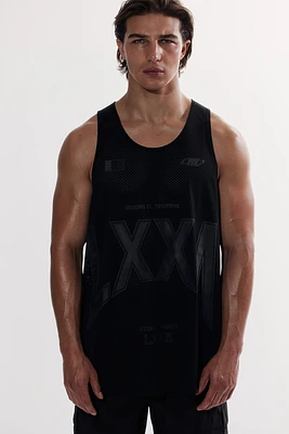 Oversized Fit Printed Sports Tank Top DryMove™