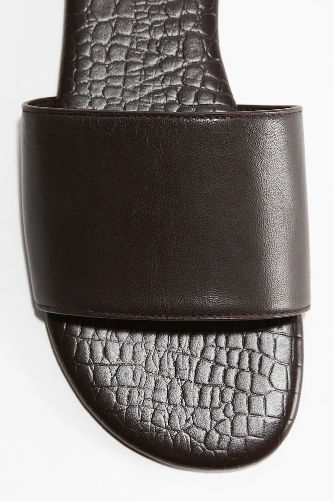 Sandales en cuir