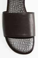 Sandales en cuir