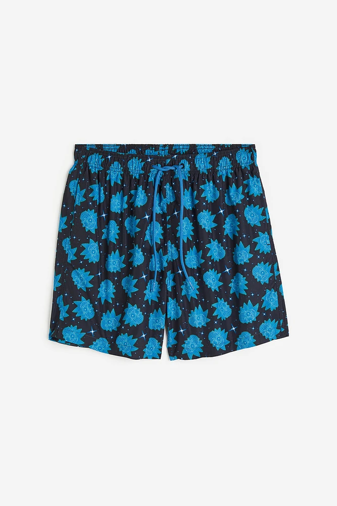 Patterned Swim Shorts