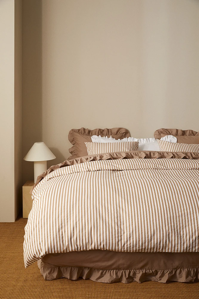 Enveloppe de couette lit double en coton