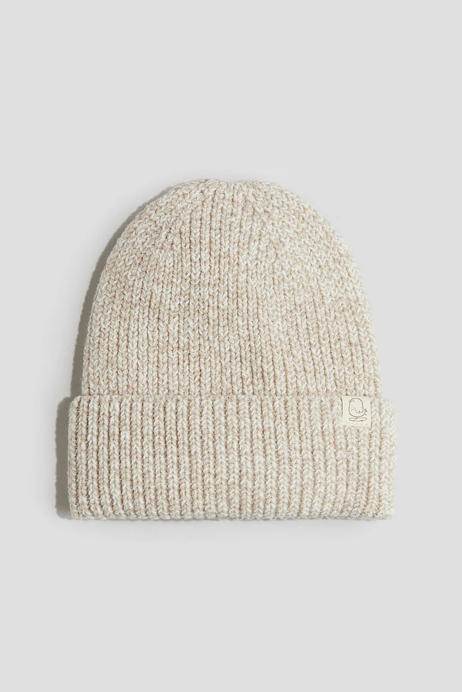 Rib-Knit Beanie