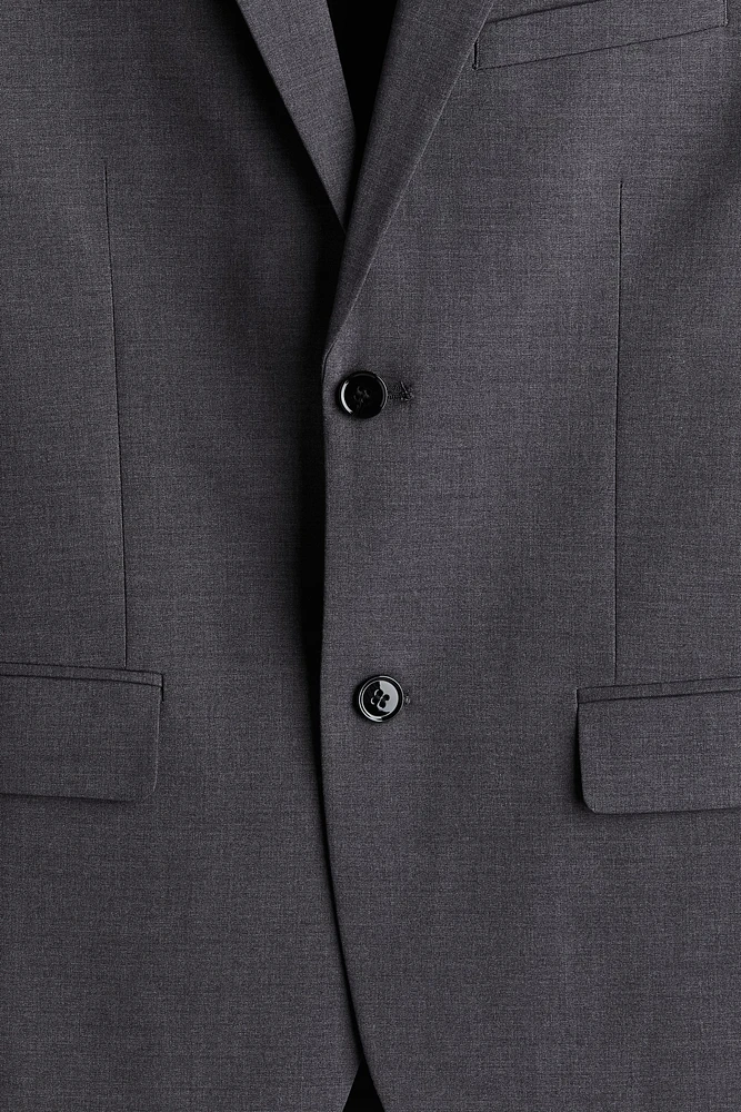 Slim Fit Single-Breasted Jacket