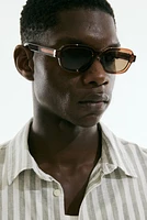 Regular-Fit Linen-Blend Shirt