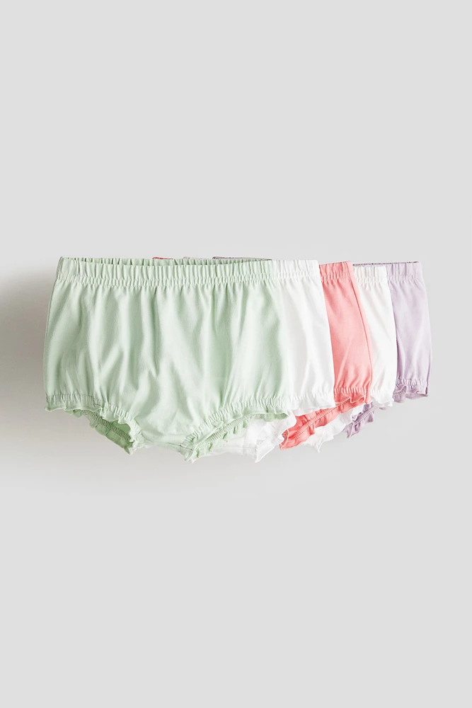 Lot de 5 culottes bouffantes en jersey coton