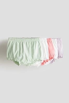 Lot de 5 culottes bouffantes en jersey coton