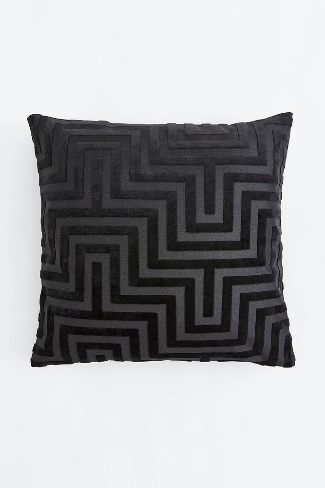 Housse de coussin en velours