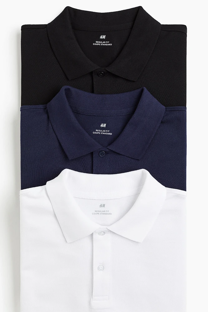 Lot de 3 polos Coupe Classique