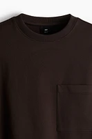 Loose-Fit Long-Sleeved Jersey Shirt