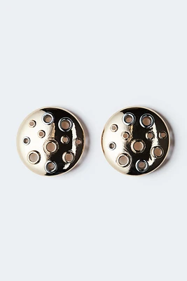 Grommet-Detail Earrings