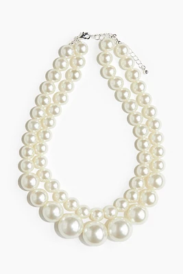 Double-Strand Beaded Necklace