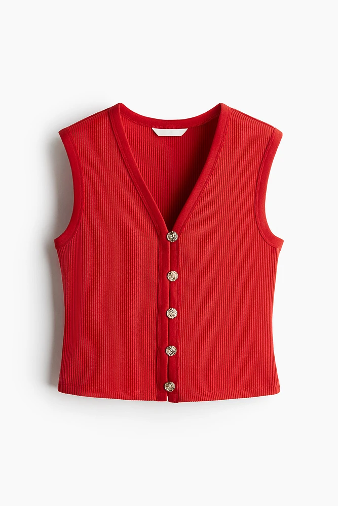 Gilet à boutons