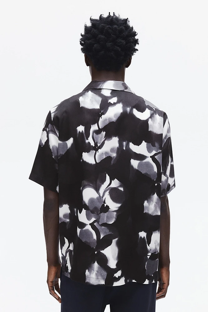 Regular Fit Lyocell Resort Shirt