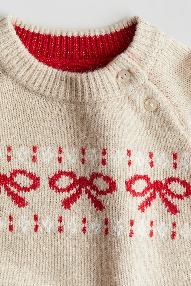 Jacquard-Knit Sweater