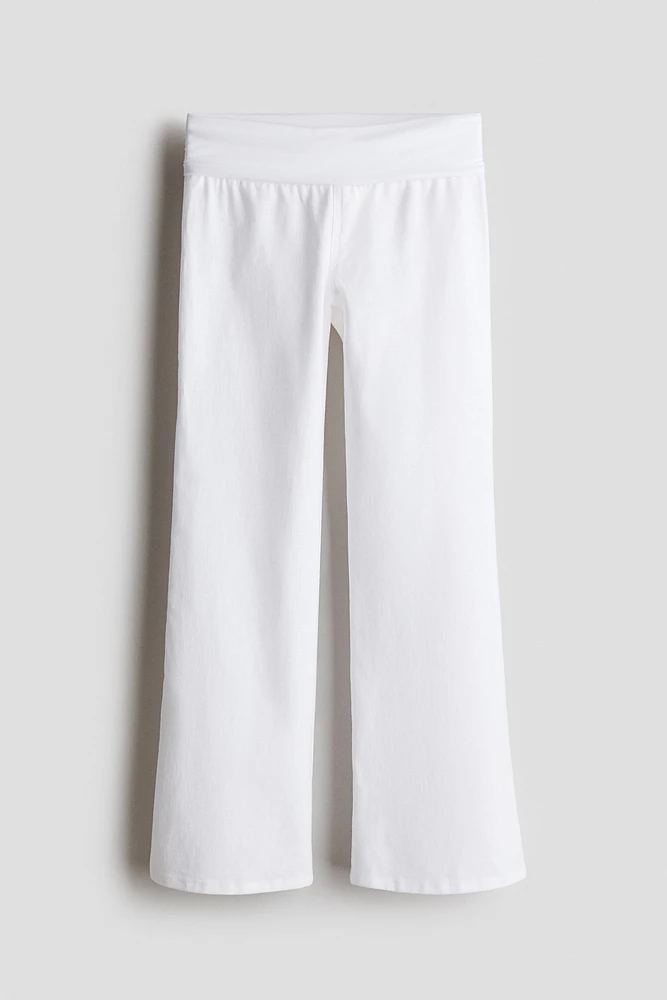 Pantalon de style yoga en lin mélangé