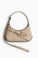 Strap-Detail Shoulder Bag