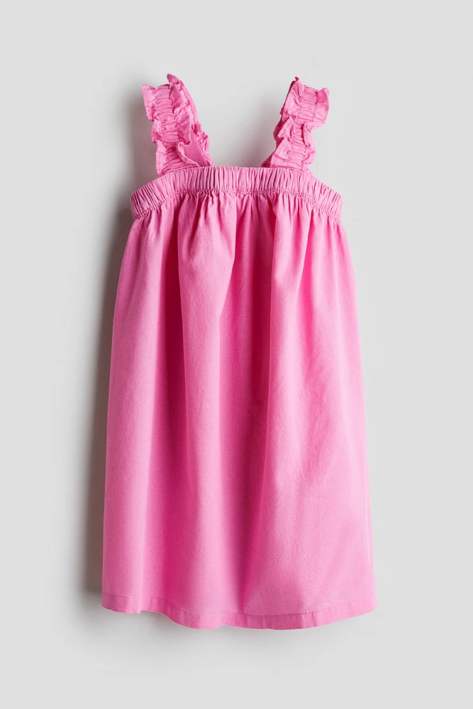 Robe en lin mélangé