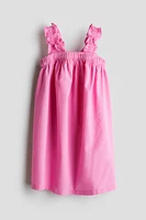 Linen-Blend Dress