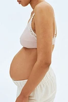 MAMA Padded Cotton Nursing Bra