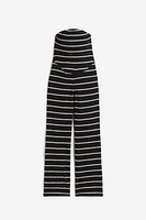 MAMA Ribbed Jersey Pants