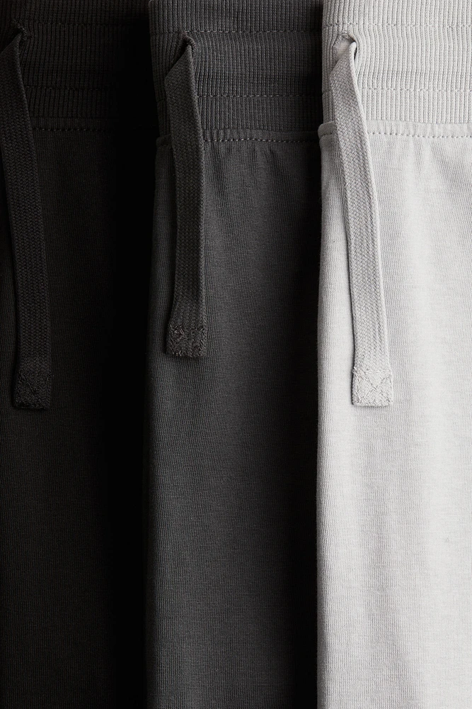 Lot de 3 pantalons jogging en jersey coton