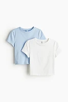 2-pack Crop T-shirts