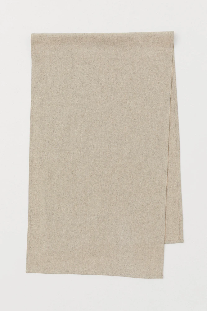 Linen-blend Table Runner