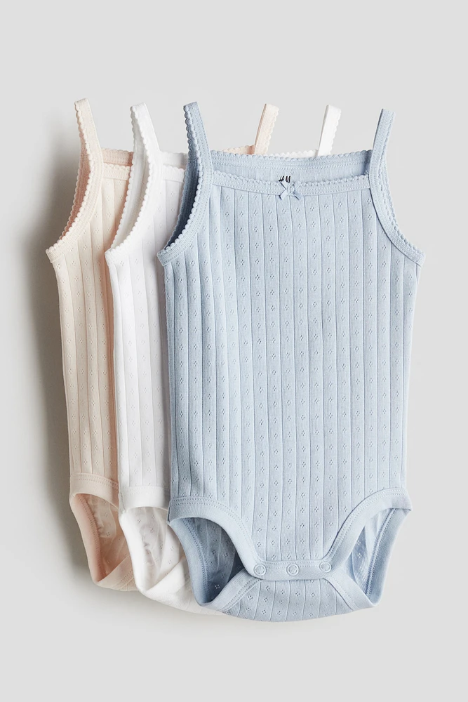 3-pack Sleeveless Bodysuits