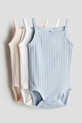 3-pack Sleeveless Bodysuits