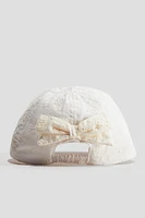 Appliquéd Cotton Cap