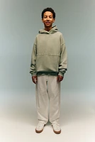 Oversized Washed-look Hoodie