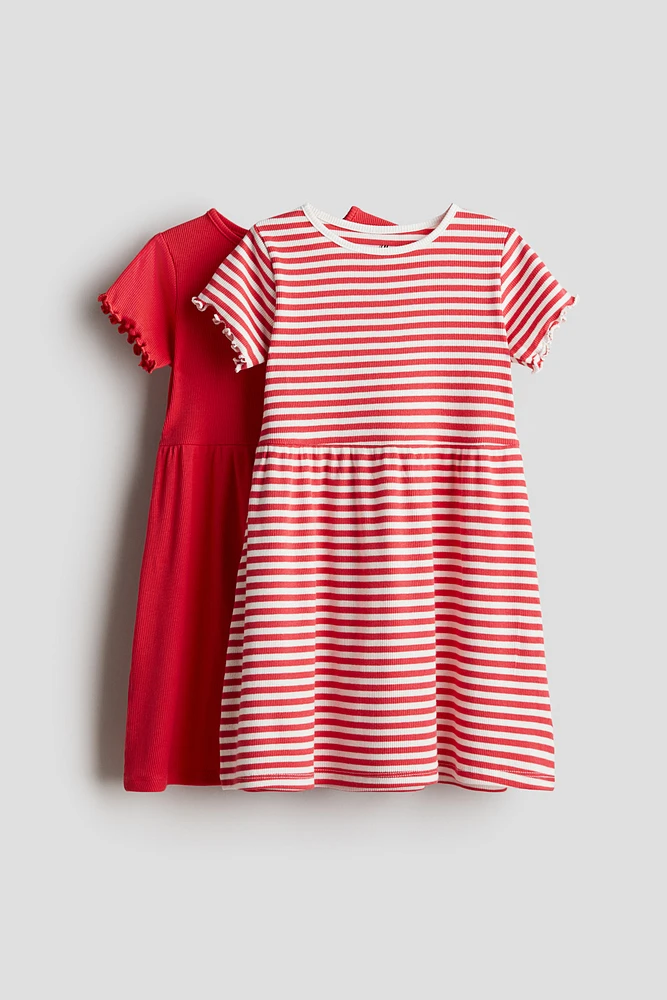 Lot de 2 robes en coton