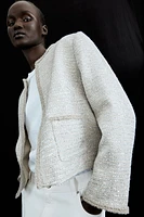 Textured-Weave Jacket