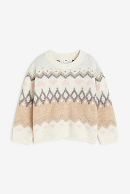 Jacquard-knit Sweater