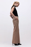 Flared Jersey Pants