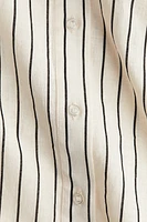 Robe chemisier en lin mélangé