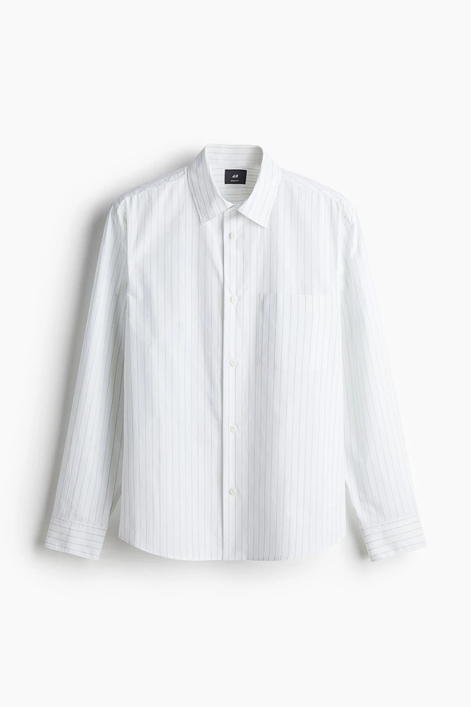 Regular Fit Poplin Shirt