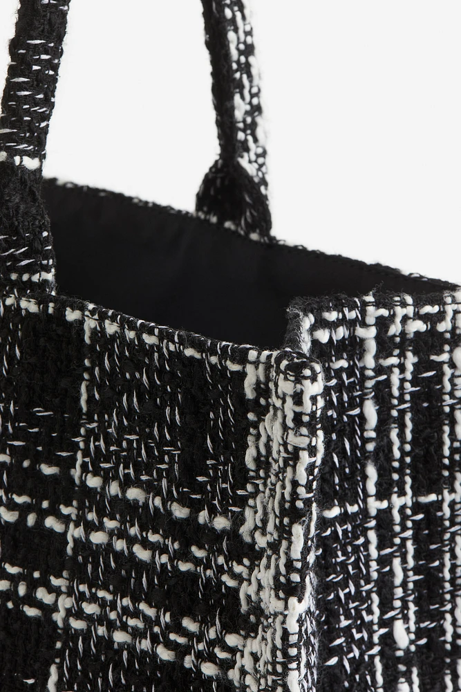 Textured-weave Shopper