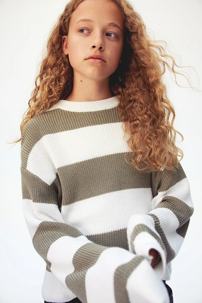 Rib-knit Sweater
