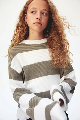 Rib-knit Sweater