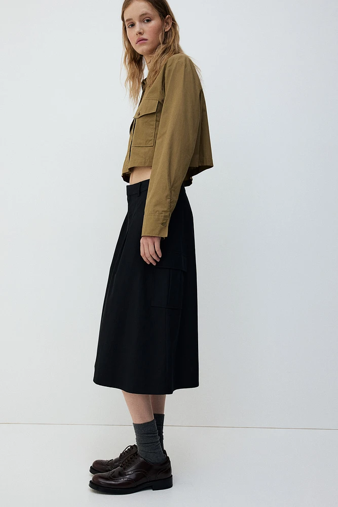 A-line Cargo Skirt