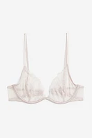 Non-padded Underwire Lace Bra