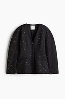 Rhinestone-Embellished Jacket